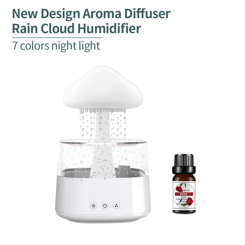 Rain Cloud Humidifier. Night Light with 7 Colours