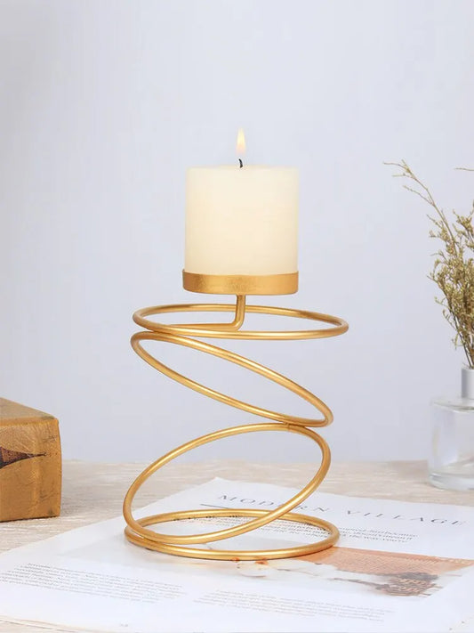 Ins Luxury Style Metal Candle Holders