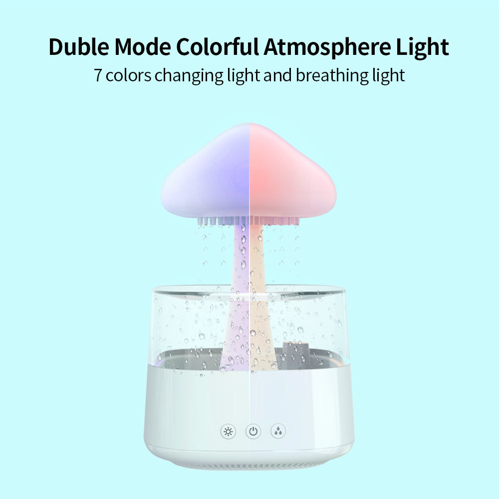 Rain Cloud Humidifier. Night Light with 7 Colours